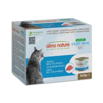 4x50g Almo Nature HFC Natural Light atlanti-óceáni tonhal nedves macskatáp