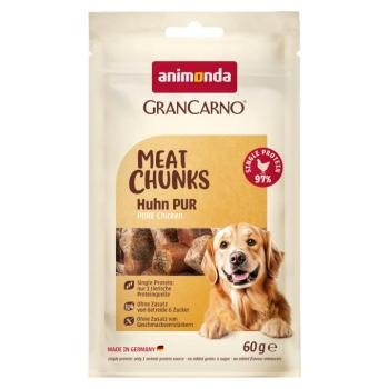 4x60g animonda Gran Carno Meat Chunks Medium / Maxi csirke pur kutyasnack kép