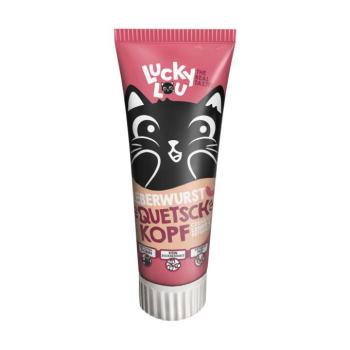 4x75g Lucky Lou májkrém macskasnack kép