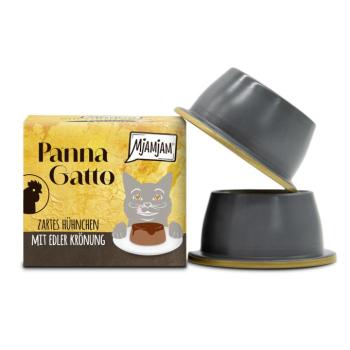 4x80g MjAMjAM Panna Gatto Csirke & topping nedves macskatáp kép