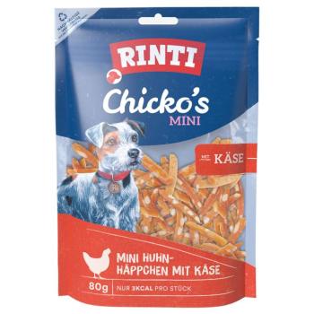 4x80g Rinti Extra Chicko Mini rágócsíkok kutyasnack-csirke & sajt kép