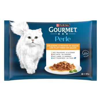 4x85g Gourmet Perle Válogatott csíkok nedves macskatáp kép