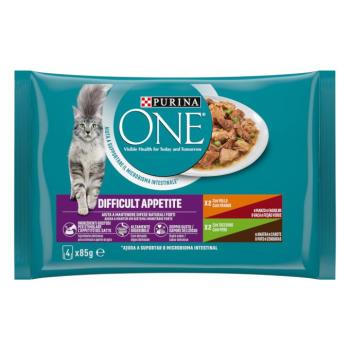 4x85g PURINA ONE Difficult Appetite nedves macskatáp kép