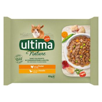 4x85g Ultima Cat Nature Szárnyas nedves macskatáp kép