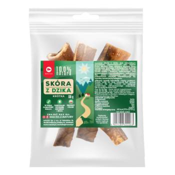 50 g (kb. 6-14 cm) Maced vaddisznóbőr jutalomfalat kutyáknak kép