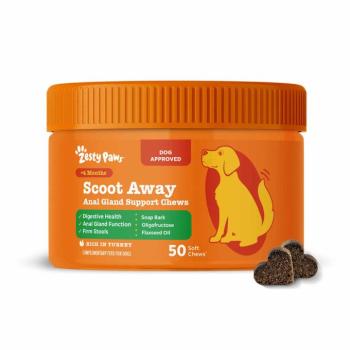 50db Zesty Paws Scoot Away Anal Gland Support Chews étrend-kiegészítő eledel kutyáknak kép