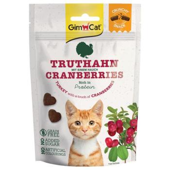 50g GimCat Crunchy Snacks Pulyka & áfonya macskasnack kép