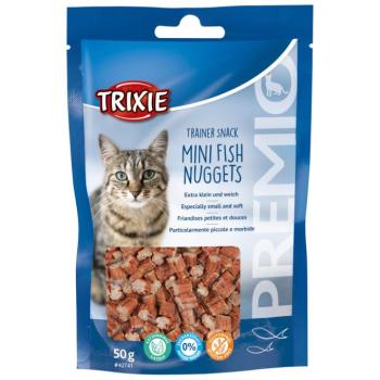 50g Trixie PREMIO Trainer Snack Mini Nuggets hal macskasnack kép