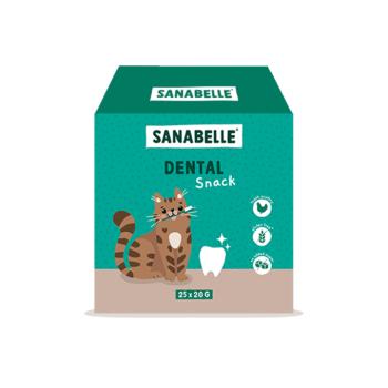 50x20g Sanabelle Dental snack macskáknak tetraéderes csomagolásban kép