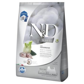 5kg N&D Adult Mini White tengeri sügér, édeskömény és spirulina száraz kutyatáp kép