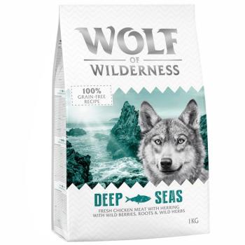 5kg Wolf of Wilderness Adult "Deep Seas" - Hering: gabonamentes száraz kutyatáp