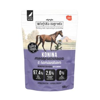 5x500g Wiejska Zagroda Monoprotein Adult ló nedves kutyatáp kép