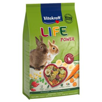 5x600g Vitakraft Life Power törpenyúleledel kép
