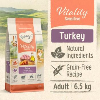6,5kg Feringa Vitality Sensitive pulyka száraz macskatáp kép