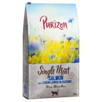 6,5kg Purizon Single Meat lazac & búzavirág száraz macskatáp kép