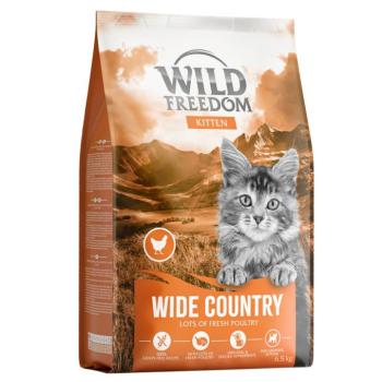 6,5kg Wild Freedom Kitten - szárnyas, gabonamentes száraz kölyökmacskatáp új receptúrával