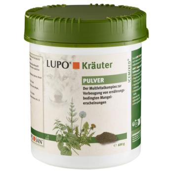 600g LUPO Gyógynövény por étrend-kiegészítő kutyáknak kép