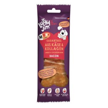 60g Lucky Jim sajt & kollagén bacon rágócsont, M kutyasnack kép