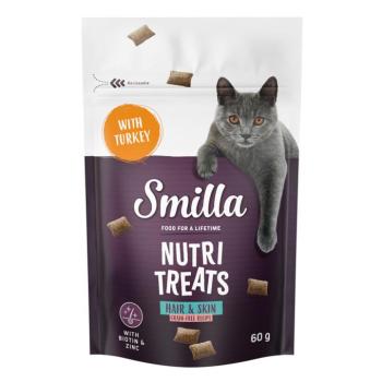 60g Smilla Nutri Treats Hairball étrend-kiegészítő eledel macskáknak kép