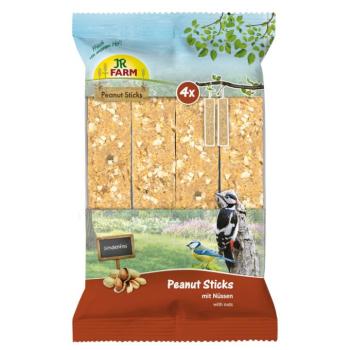 640 g JR Farm 4x Peanut Sticks hámozott földimogyoró rúd, dióval, vadmadár eleség kép