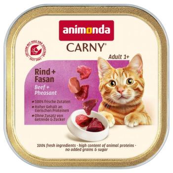 64x85g animonda Carny Adult marha & fácán nedves macskatáp kép