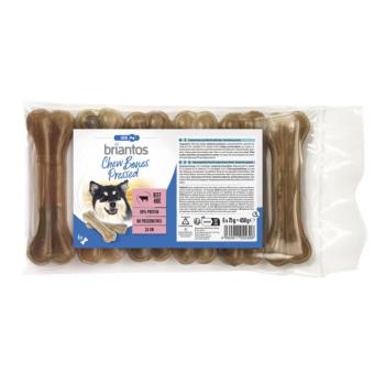 6db H15 cm Briantos Chew Bones Pressed préselt rágócsont kutyasnack (450g) kép