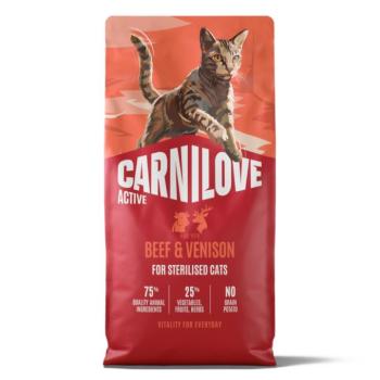 6kg Carnilove Active Adult Sterilised marha & vad száraz macskatáp kép