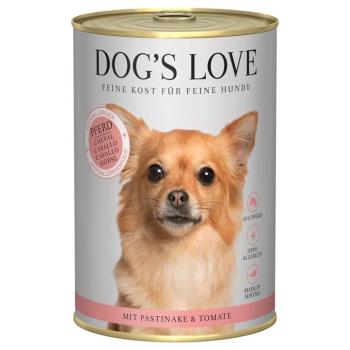 6x 400g Dog's Love Hypoallergen ló nedves kutyatáp kép