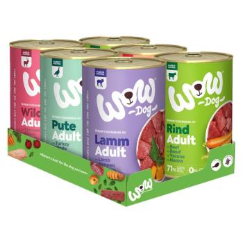 6x400g WOW Adult nedves kutyatáp - Vegyes csomag (5 fajta) kép