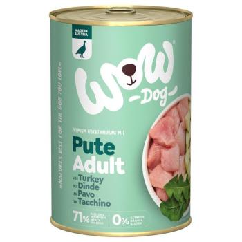 6x400g WOW Adult nedves kutyatáp - Pulyka kép