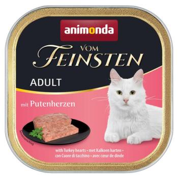 6x100g animonda vom Feinsten Adult nedves macskatáp-Pulykaszív kép