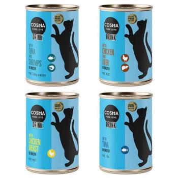 6x100g Cosma Drink táplálékkiegészítő eledel vegyesen macskáknak kép