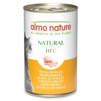 6x140g Almo Nature HFC nedves macskatáp-csirkemell kép