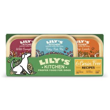 6x150g Lily's Kitchen gabonamentes menü kutyáknak nedves kutyatáp kép