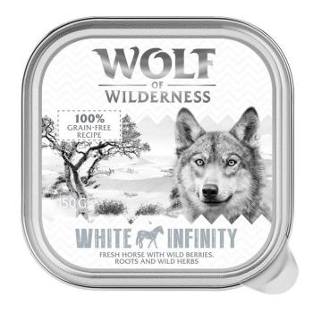 6x150g Wolf of Wilderness Adult White Infinity - ló tálcás nedves kutyatáp kép
