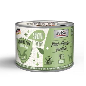 6x185g MAC's Dog Paw Power Smoothie pulyka - emésztés étrend-kiegészítő eledel kutyáknak kép