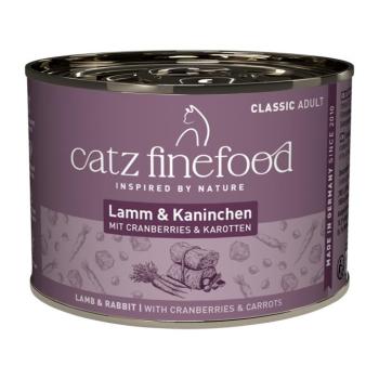 6x200g catz finefood Bárány & nyúl nedves macskatáp