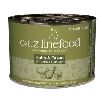 6x200g catz finefood Csirke & fácán nedves macskatáp kép