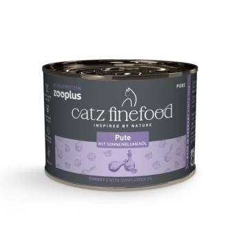 6x200g catz finefood Monoprotein zooplus pulyka nedves macskatáp kép