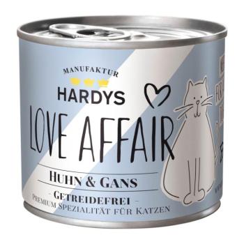 6x200g Hardys LOVE AFFAIR Csirke & liba nedves macskatáp kép