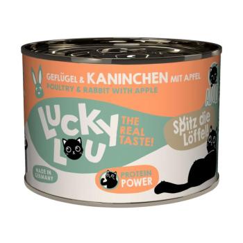 6x200g Lucky Lou Adult Szárnyas & nyúl nedves macskatáp kép
