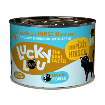 6x200g Lucky Lou Adult Szárnyas & vad nedves macskatáp kép