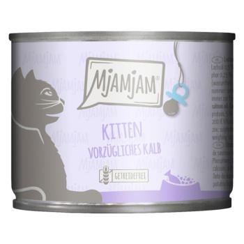 6x200g MjAMjAM Kitten - Finom borjú lazacolajjal nedves macskatáp kép