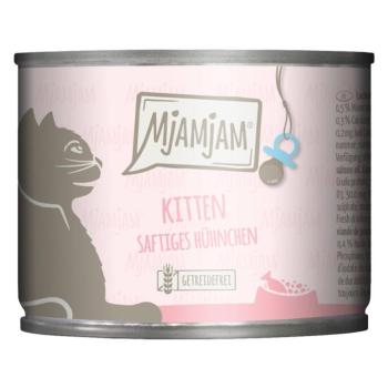6x200g MjAMjAM Kitten - Szaftos csirke lazacolajjal nedves macskatáp kép