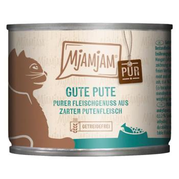 6x200g MjAMjAM pur nedves macskatáp - Remek pulyka pur kép