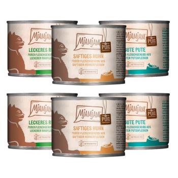 6x200g MjAMjAM Pur nedves macskatáp - Vegyes csomag (3 fajta) kép