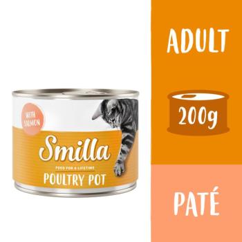 6x200g Smilla szárnyastál szárnyas & lazac nedves macskatáp kép
