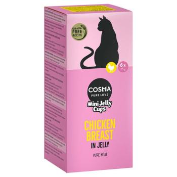 6x25g Cosma Mini Jelly Cups csirkemell macskasnack kép