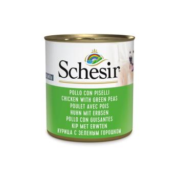 6x285g Schesir csirke & borsó nedves kutyatáp kép
