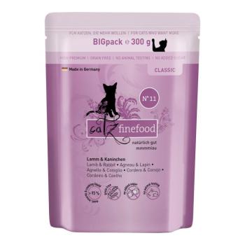 6x300g catz finefood Bárány & nyúl tasakos nedves macskatáp kép